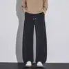 Pantalones Casuales de Alta Gama para Hombre Otoño Nuevo Estilo Calle Alta Americana Elásticos de Pierna Ancha Deportivos Largos Hombre