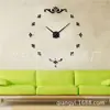 Atacado de fábrica moda simples sala de estar DIY relógio de parede adesivo de parede relógio relógio criativo decorações de casa atacado