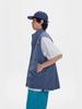 Ru Meng Shan Estilo Funcional para Exterior Gola Vertical Vestimenta Ferramentas Masculino e Feminino Marca Tendência Design Desconstrução Vestimenta Esportiva Casual Tendência