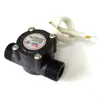 Sensor de fluxo de água de efeito Hall líquido de alta precisão, interruptor de água de turbina roscado de 1/4 de polegada, medidor de fluxo para aquecedor de água