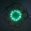 Pulsera Luminosa Infantil del Festival del Bote del Dragón Nezha Ao Bing Dibujo Animado Lindo Doble Cara Cuentas de Vidrio Colgante de Vidrio Ajustable