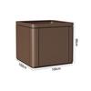 Design Exterior Aço Inoxidável Acabado Floreira Móvel Vaso de Plantio Departamento de Vendas Lago de Flores Exterior Vaso de Flores Quadrado