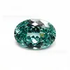 Piedras Sueltas de Zircón con Forma de Huevo, Corte de Nido de Pájaro Colorido, Gemas Azules, Amarillas, Rosas, Blancas, Joyería al por Mayor Transfronteriza