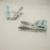 Pinzas para la ropa de plástico recubiertas de goma de dos colores, Clips antideslizantes y a prueba de viento