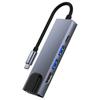 Estación de Acoplamiento 11 en 1 Adaptador Tipo-C a HDMI Convertidor Ethernet de 100m Concentrador USB