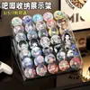 Suporte de Exibição de Emblemas Acrílico de Mesa Caixa de Armazenamento Guzi Suporte de Prateleira em Camadas Display de Pé Rack de Armazenamento para Emblemas Periféricos Cartões