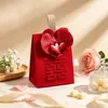 Caja de dulces para boda 2026 nuevo modelo estilo chino caja de embalaje de bolsa de dulces de alta gama caja de regalo de dulces para boda y compromiso