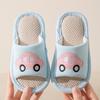 Coche de dibujos animados para niños Niños y Niñas bebé Verano Lino interior y exterior casa liso PVC suelas antideslizantes sandalias