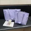 Bolsas Tejidas Moradas para Tiendas de Ropa, Bolsas Tote Grandes para Ropa, Bolsas de Empaque para Compras de Gran Capacidad, Bolsas de Regalo al por Mayor