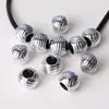 Cor Metálica de Natal Cor de Galvanoplastia UV Resistente à Cor Grande Furo Bola de Amora Frutas Redondas Contas DIY Artesanal Corrente de Celular Acessórios