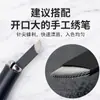 Agujas de Tatuaje para Sombreado Manual de Labios y Cejas, Hojas de Bordado Curvas de Tres Filas para Tatuaje Rápido de Labios, 45 Agujas para Tatuar