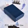 Caja de regalo rectangular para fiestas, caja de regalo de cumpleaños, caja de regalo azul creativa, caja para ropa al por mayor