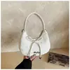 Bolsa Feminina Transfronteiriça 2026 Nova Doce e Fofa com Laço, Pequena Bolsa Transversal, Design de Nicho, Bolsa de Bolinho de Massa de Alto Padrão, Bolsa de Ombro