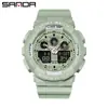 Reloj Digital Sanda 3017 Multifuncional Impermeable Deportivo para Estudiantes Hombres y Mujeres Relojes Personalizados Creativos para Exteriores para Hombres y Mujeres