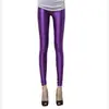 Pantalones de Yoga Transfronterizos Europeos y Americanos para Mujer, Leggings Ajustados, Pantalones Brillantes de Color Caramelo, Pantalones Skinny, Pantalones Cortos