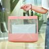 Bolsa de Mão de PVC da Moda Bolsa Transparente para Presente Saco de Embalagem Sacola de Compras Saco de Presente para Loja de Roupas High-End Ins