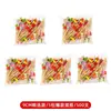 Brochetas de fruta desechables, brochetas de bambú, tenedores de fruta, brochetas decorativas para vino, palillos para aperitivos/12 cm de largo KTV arte comercial