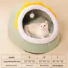 Nido para Gatos, Nido Cerrado para Mascotas, Nido Semi para Perros, Casa para Gatos, Calidez Invernal para Perros Pequeños y Medianos, Adecuado para Todas las Estaciones, Listo para Entrega