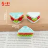 Novo Brinquedo Alimentício Sanduíche Colorido Simulado Acessórios de Resina Cola de Creme DIY Pequenos Enfeites Pingente Capa de Celular