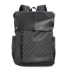 Bolso de doble hombro nuevo transfronterizo para hombre, casual, estampado, para ir al trabajo, bolsa para computadora, gran capacidad, mochila para viajes de negocios, libro