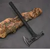 Hacha Táctica Popular Transfronteriza para Exteriores, Punta de Lanza Afilada de Alta Dureza Multifuncional, Cabeza de Pimienta, Martillo de Fuego