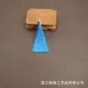 8cm capuchón de metal borla pequeña borla abanico colgante marcapáginas borla ropa accesorios para el cabello borla accesorios decorativos al por mayor