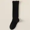 Calcetines de Red con Volantes y Encaje Estilo Coreano Ins Tendencia Jk Calcetines de Malla Hueca para Pantorrilla Calcetines Largos de Tubo Estilo Ballet Holgados