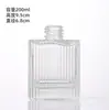 Estoque Disponível Atacado Difusor Automático de Fragrância Frasco de Vidro Quadrado 500ml Frasco de Fragrância Vazio de Grande Capacidade Decoração de Sala de Estar Hotel