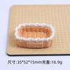 Cesta de Renda Criativa Desenho Animado Artesanal DIY Cola de Creme Resina Pequenos Acessórios Furo Fivela de Sapato Pacote de Material Atacado
