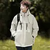 Jaqueta Outdoor para Homens e Mulheres Três em Um Jaqueta de Grafeno Forrada com Lã Casal Outono e Inverno 2025 Jaqueta de Montanhismo à Prova de Vento e Impermeável