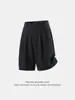 Shorts Plissados de Corte Solto para Homens, Novas Calças Casuais Primavera/Verão, Estilo Japonês Retro, Calças Versáteis de Seis Pontos