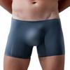 Ropa Interior para Hombre, Bóxers de Seda de Hielo sin Costuras Moldeados en 3D para Hombre, Bóxers de Capa Única Delgados y Transparentes, Shorts Transpirables de Verano