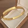 Banho de ouro 18k em aço titânio que não desbota, pulseira de fivela de zircônia amorosa, moda de verão feminina, pulseira de alto senso, atacado