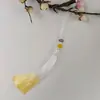 Guanshan Yue Novo 12CM Tassel Gradiente Metal Lótus Roupa Infantil Saia Rosto de Cavalo Acessórios Hanfu Cheongsam Aba de Pressão