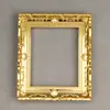 1:12 Muñecas Casa de Muñecas Modelo Artificial Mini Muebles Accesorios Adornos Marco Dorado Vacío
