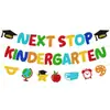 Banners de Graduación de Jardín de Infancia Transfronterizos, Decoraciones para Fiesta Temática de la Temporada de Regreso a Clases