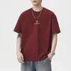 Camiseta de Manga Curta com Personagem de Desenho Animado Nova para Verão 2026 para Homens, Top de Meia Manga 100% Algodão, Camiseta Transfronteiriça de Marca Tendência