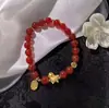 Pulsera de Ágata Roja 2026 Hazte Rico al Instante para Hombres y Mujeres, Año Zodiacal del Caballo, Pulsera Roja de Alta Gama para Mujeres, Modelo Nuevo