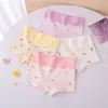 Hot-Selling de TikTok para Invierno Cálidos de Cintura Alta que Protegen el Vientre Pantalones Cortos tipo Boxer para Niñas, Pantalones Antibacterianos de Cuatro Esquinas Clase A para Niñas