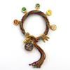 Thangka Tíbet Cuerda de Mano Cuerda de Algodón Tejida a Mano Pulsera Tejida Dios de la Riqueza de Cinco Vías Ojo Zakilam Madre Verde Wen Zhu Thangka