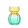 Vaso de Vitral Boneco de Neve Pequeno Vaso Decorativo Hidropônico para Plantas Verdes Criativo Simples Criativo Arranjo de Flores de Mesa para Sala de Estar