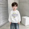 Sudadera Infantil 2026 Primavera y Otoño Nuevo Estilo Niños y Niñas Versión Coreana Moda Tops Colección Holgada Manga Larga Camiseta Base