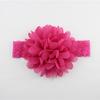 Diadema de Flores de Chifón para Niños con Flores de Encaje Diadema para Bebé Diadema de Crisantemo para Bebé Accesorios para el Cabello