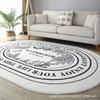 Alfombra de Cachemira de Imitación Simple Abstracta Engrosada Absorbente Felpudo para el Hogar Dormitorio Mesa de Centro Sofá Alfombra Estera Venta al por Mayor