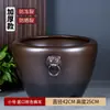 Tanque de Peces Cerámico Método Antiguo para Uso Doméstico Tanque de Peces Patio Tanque Grande de Loto Sala de Estar Tanque de Agua Tanque Estilo Antiguo Tanque para Peces Koi