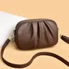 Bolso de mujer a la moda con un toque de alta gama, bolso cruzado para teléfono, monedero versátil nuevo 2026, bolso de hombro plisado moderno y elegante