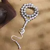 Pulsera de Cuentas de Oración Galvanizadas de 33 Cuentas, Pulsera Estilo Estrella y Luna, Cuentas de Oración Cook, Cuentas de Alabanza de Mano al por Mayor