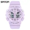 Reloj Digital Sanda 3017 Multifuncional Impermeable Deportivo para Estudiantes Hombres y Mujeres Relojes Personalizados Creativos para Exteriores para Hombres y Mujeres