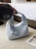 Bolsa de Mão Estilo Coreano Moda Simples Temperamento 2026 Verão Nova Pequena Nicho Ins Ombro Único Transversal Bolsa Meia-Lua Feminina