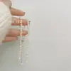 Cadena francesa sencilla y lisa con perla de agua dulce barroca de forma especial Mori, elegante collar retro sencillo, cadena de celebridades cibernéticas